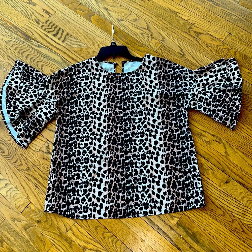 Cheetah print top from Amazon size medium